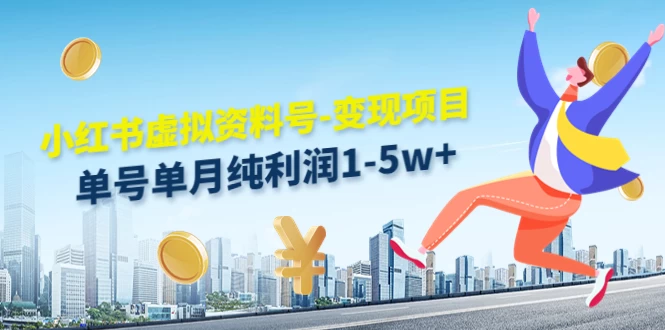 虚拟资料号变现项目，单月单号纯利润1W+，实操玩法分享 - 天能资源