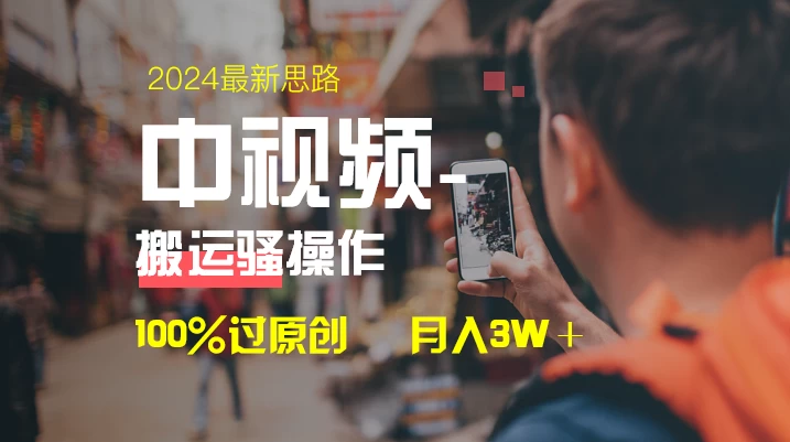中视频新思路，双重去重100%过原创，一键分发多平台变现，简单无脑，日入1000+ - 天能资源