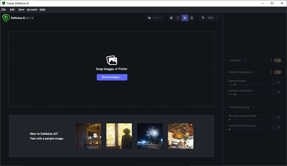 图像处理软件 Topaz DeNoise AI v3.7.1 便携版 - 天能资源