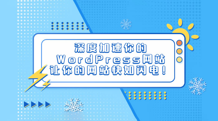 深度加速你的 WordPress 网站，让你的网站快如闪电！ - 天能资源
