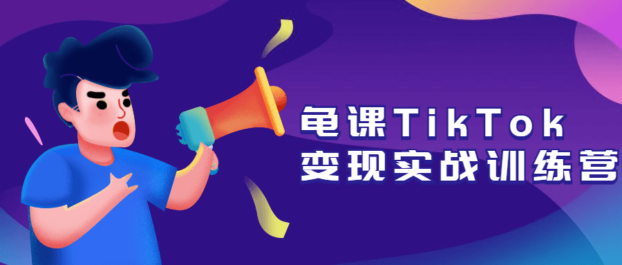 龟课TikTok变现实战训练营 - 天能资源