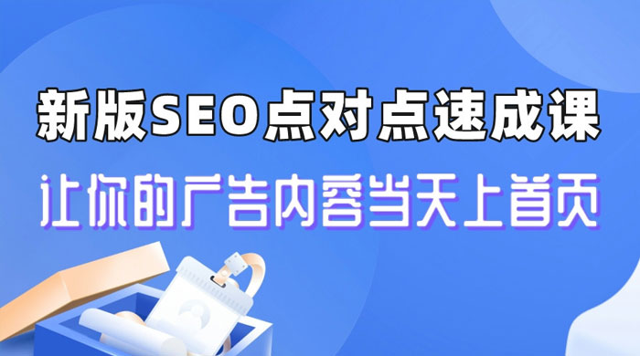 新版 SEO 点对点引流速成课：让你的广告内容当天上首页 - 天能资源